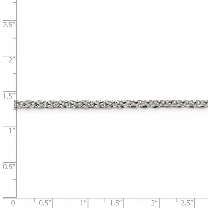 WB Choice Jewelry Sterling Silver 3mm Round Spiga ChainWBCQSP08022 Rings WB Choice Jewelry Sterling Silver 3mm Round Spiga ChainWBCQSP08022 Rings