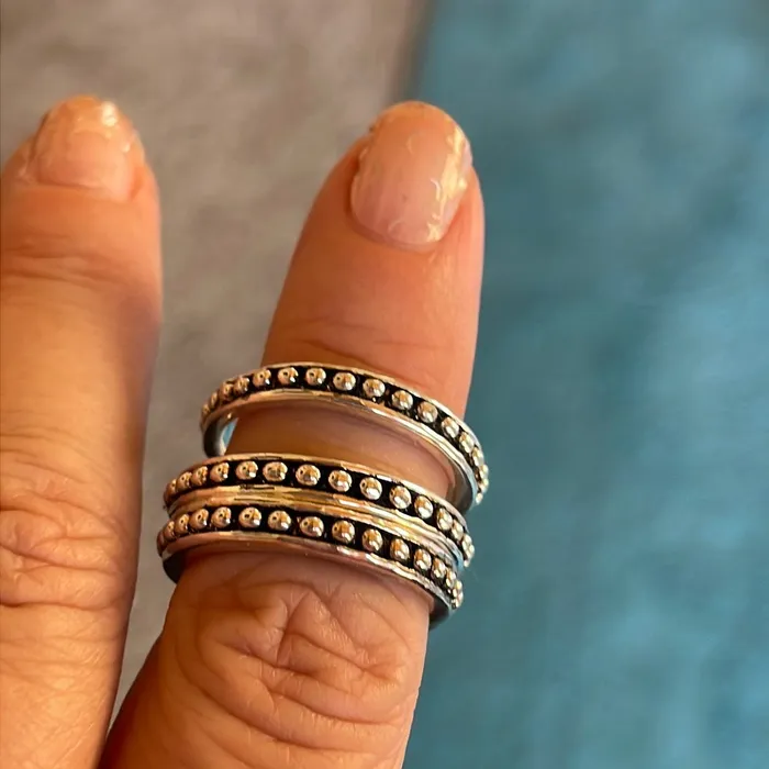 Beaded Bands Sterling Silver Vintage sold separately Vintage Paris Jewelry Rings Beaded Bands Sterling Silver Vintage sold separately Vintage Paris Jewelry Rings