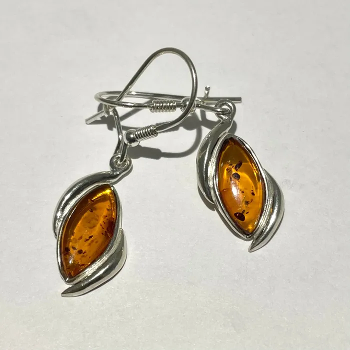 Bliss Crystals Amber Marquis Earrings J770 Earrings