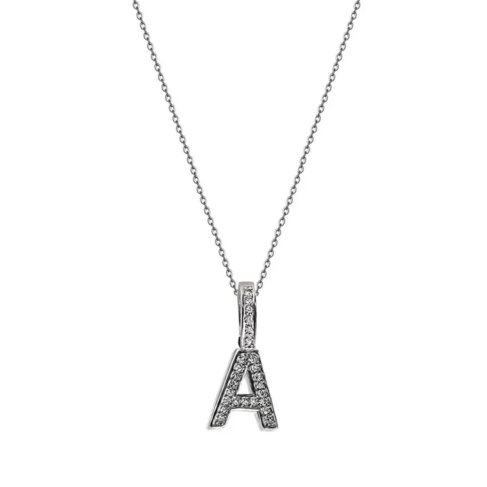 ClaudiaG Stainless Steel Letter Necklace Necklaces