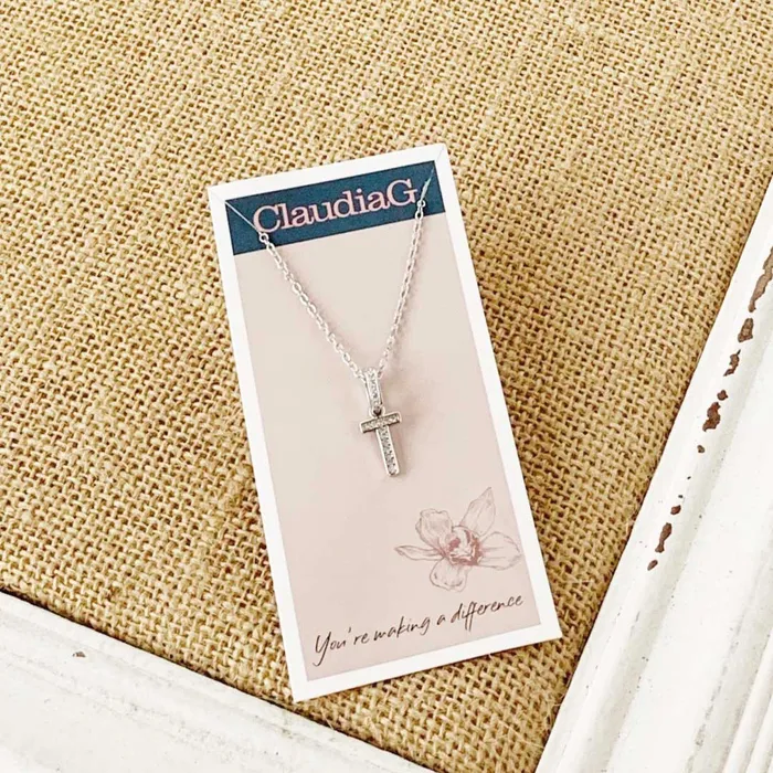 ClaudiaG Stainless Steel Letter Necklace Necklaces