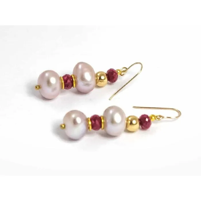 REGENZ Gemstone EarringsJade Turquoise Coral Citrine Pearls Lapis HANDMADE with Love The Pink Pigs Earrings