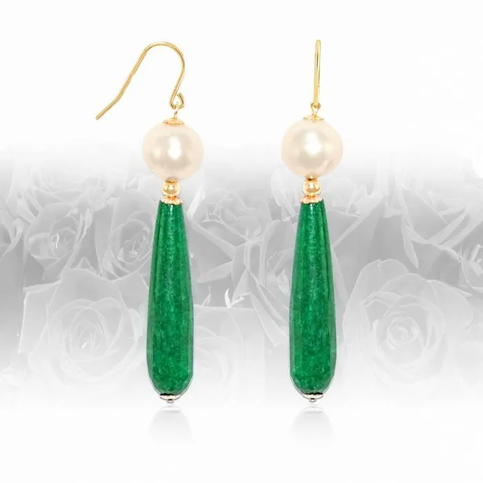 REGENZ Gemstone EarringsJade Turquoise Coral Citrine Pearls Lapis HANDMADE with Love The Pink Pigs Earrings