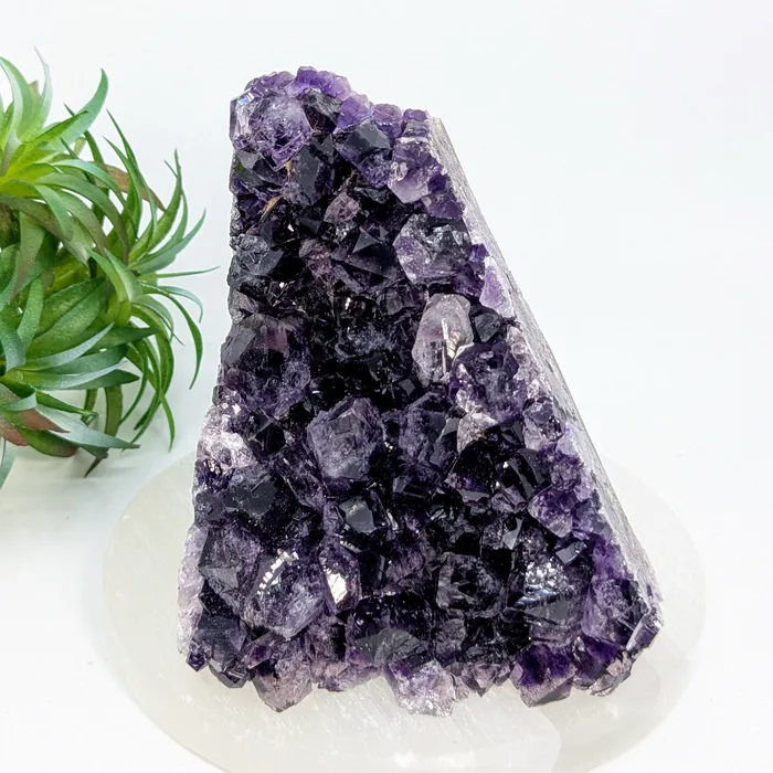 Rings Amethyst 4 Cut Base Geode LV7416 Bliss Crystals