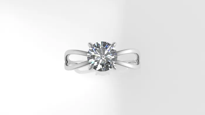 14k Gold Solitaire Ring 1 Diamond 65mm VS1 Jcm 21 jewelry Rings