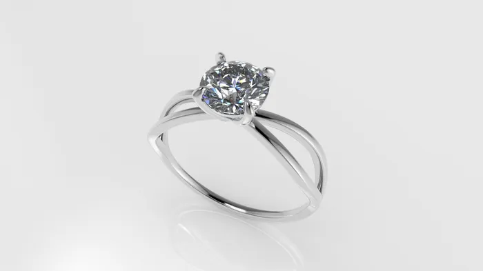 14k Gold Solitaire Ring 1 Diamond 65mm VS1 Jcm 21 jewelry Rings