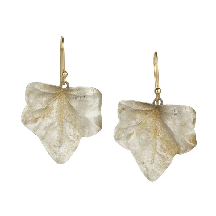 Earrings Medium Ivy Leaf Earrings Gabriella Kiss