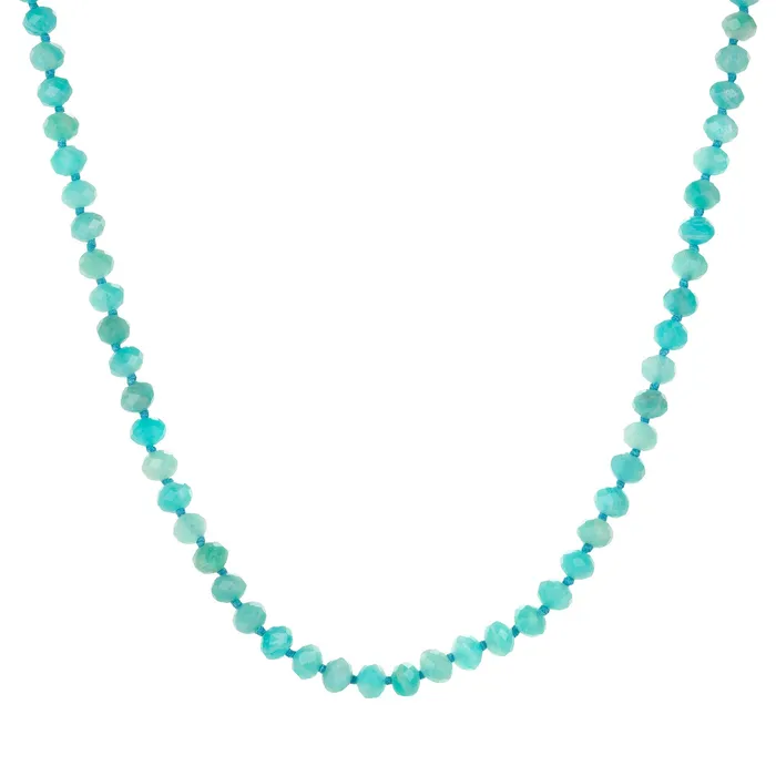 Necklaces Joseph Brooks Faceted Amazonite Necklace