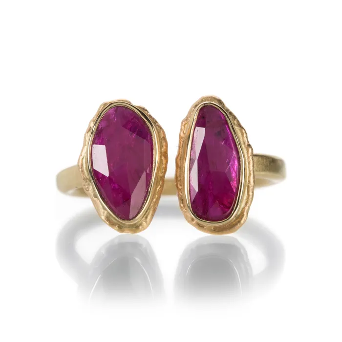 Rings Double African Ruby Ring Jamie Joseph
