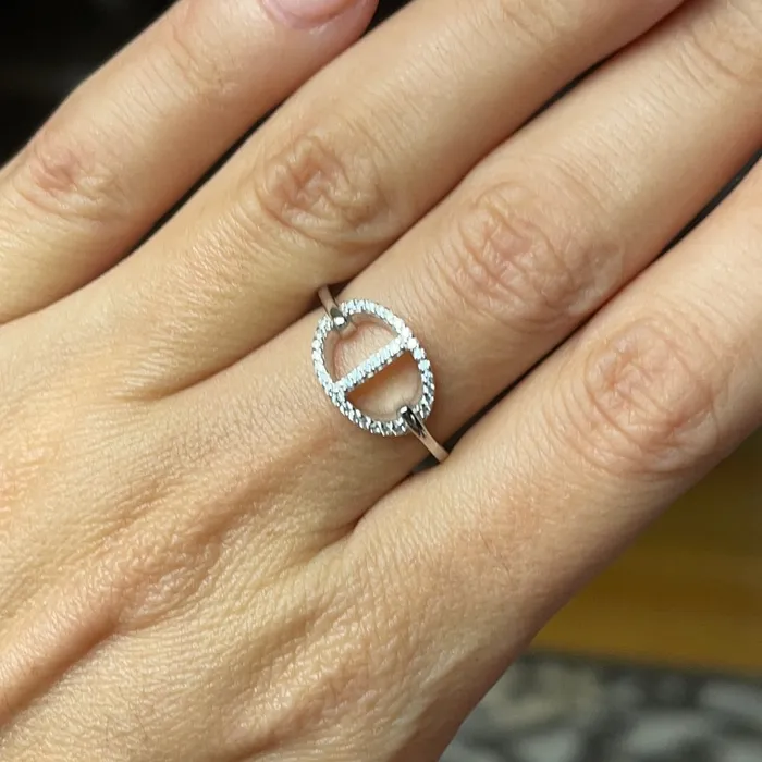 Sophiareneboutique Rings Sterling Silver Italian Link Ring