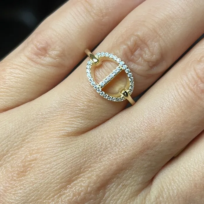 Sophiareneboutique Rings Sterling Silver Italian Link Ring