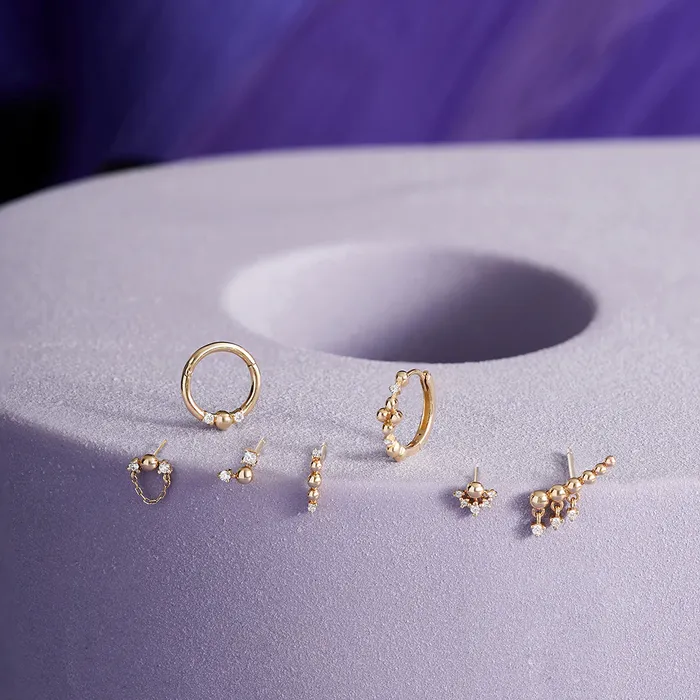 Earrings Aurelie Gi SILAS Lab Grown Diamond Stud Single Earring Earrings Aurelie Gi SILAS Lab Grown Diamond Stud Single Earring