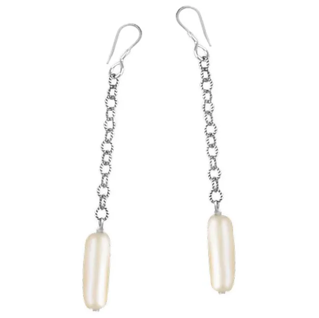Elisa Ilana Earrings StickTube Pearl Earrings 293259