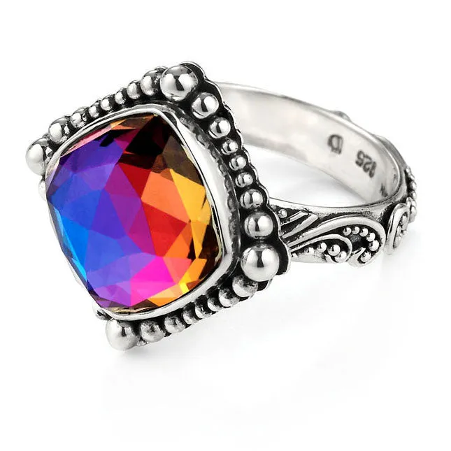 Lori Bonn Rings True Blue Cocktail Ring