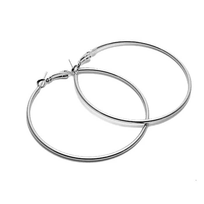 New Stylish Sexy Ear Loop Smooth Circle Hoop Earring sparklingselections Earrings