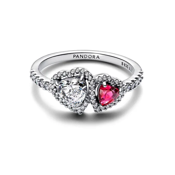 Pandora Halo Hearts Ring Pandora Rings