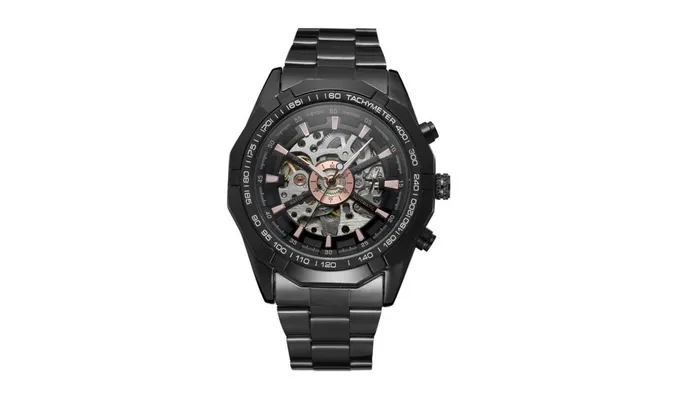 sparklingselections Watches Automatic Luxury Transparent Skeleton Mechanical Watch sparklingselections Watches Automatic Luxury Transparent Skeleton Mechanical Watch