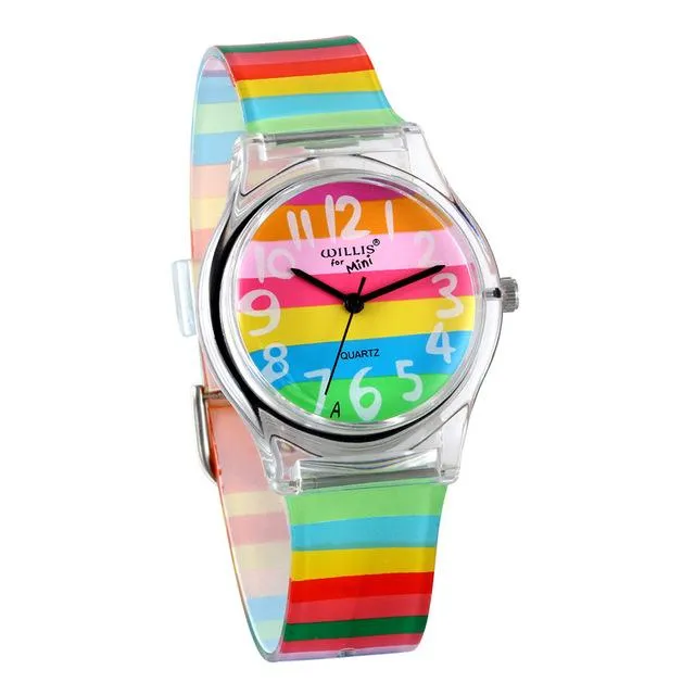 sparklingselections Watches Women Silicone Wrist Watch