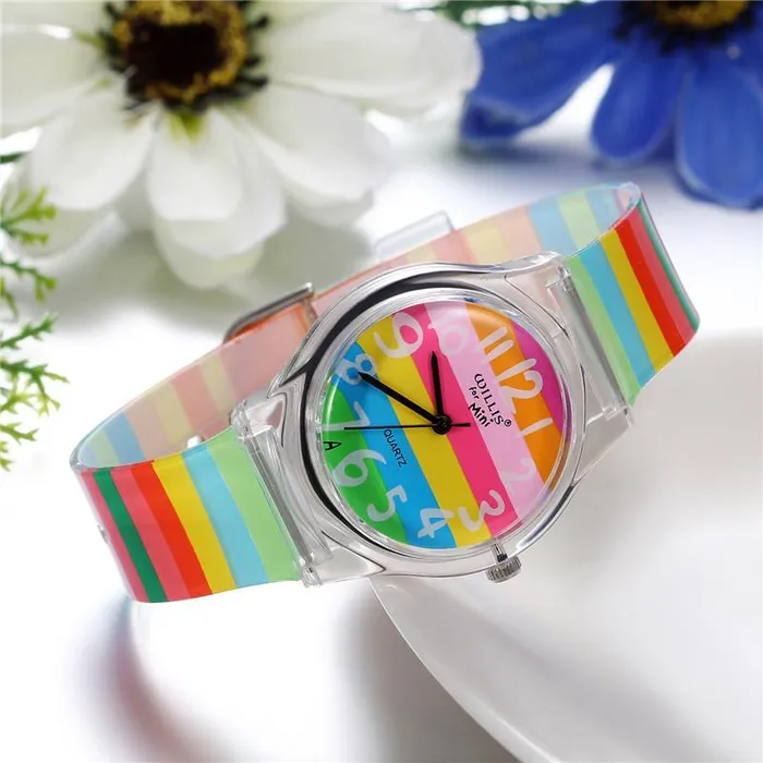 sparklingselections Watches Women Silicone Wrist Watch