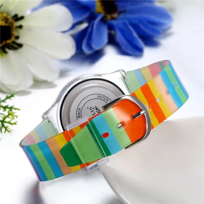 sparklingselections Watches Women Silicone Wrist Watch