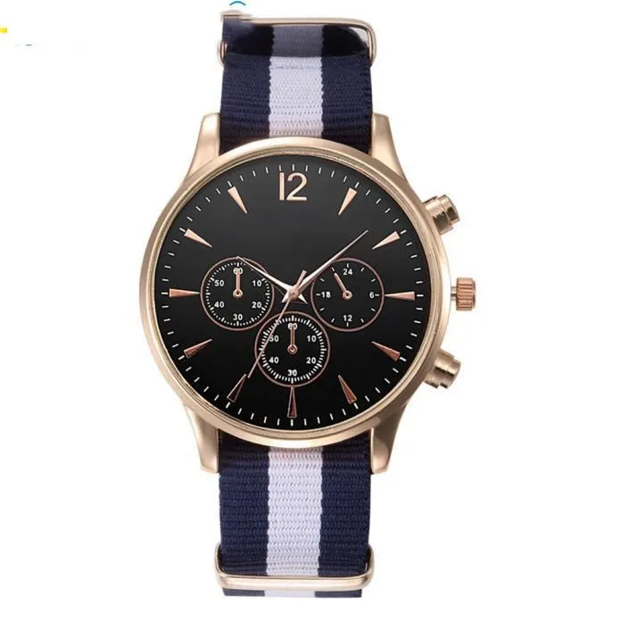 Splendid Fashion Canvas Mens Analog Watch sparklingselections Watches