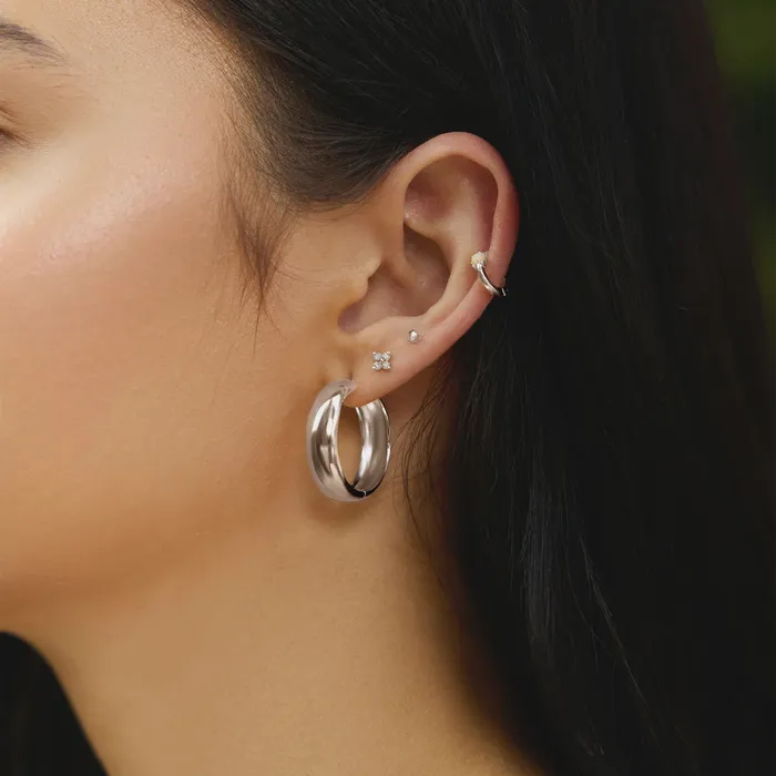 Sunny Sparkler FourPetal Stud Earrings Ania Haie Earrings
