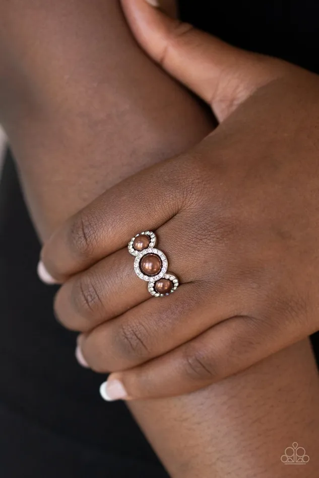 All Bets Are Off Brown Ring Jewelry by Bretta Paparazzi Accessories Rings
