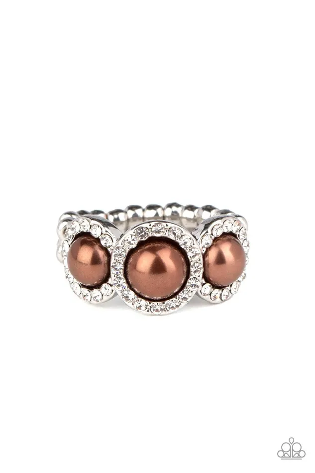 All Bets Are Off Brown Ring Jewelry by Bretta Paparazzi Accessories Rings