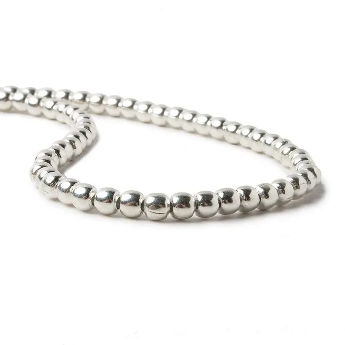 Beadsofcambaycom Rings 3mm Sterling Silver Plain Round 8 inch 68 beads