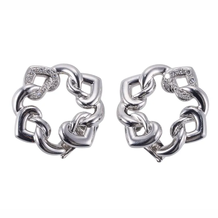 Bvlgari Earrings Bulgari Diamond Gold Earrings