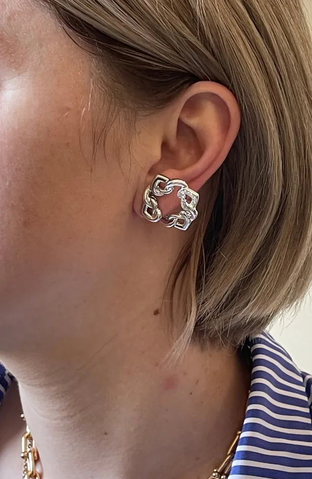 Bvlgari Earrings Bulgari Diamond Gold Earrings