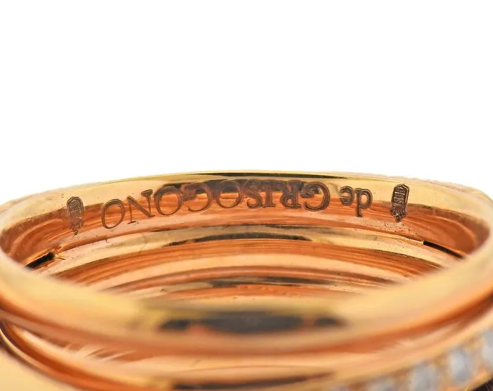 De Grisogono Rings De Grisogono Allegra Diamond Gold Ring