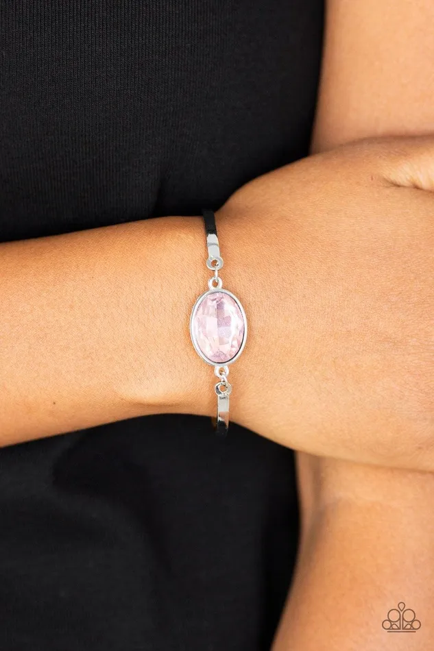 Definitely Dashing Pink Bracelet Jewelry by Bretta Paparazzi Accessories Bracelets
