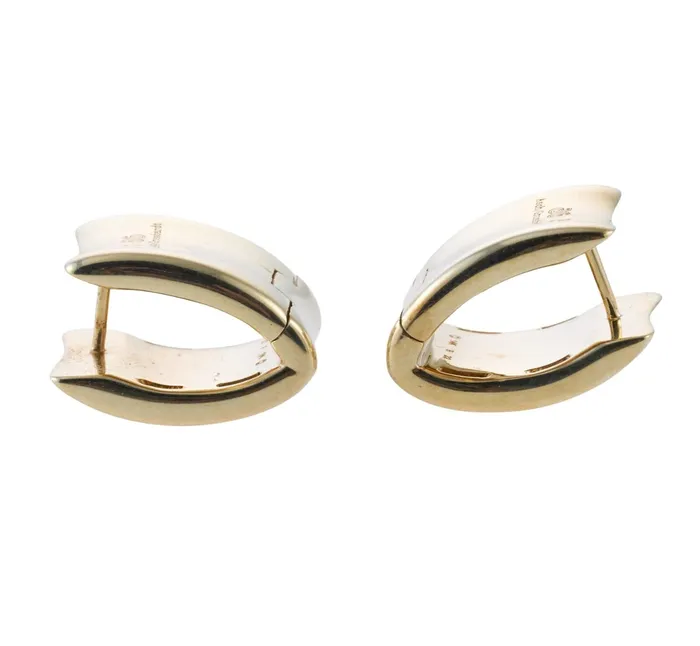 Earrings Asch Grossbardt Asch Grossbardt MOP Coral Lapis Onyx Inlay Gold Earrings