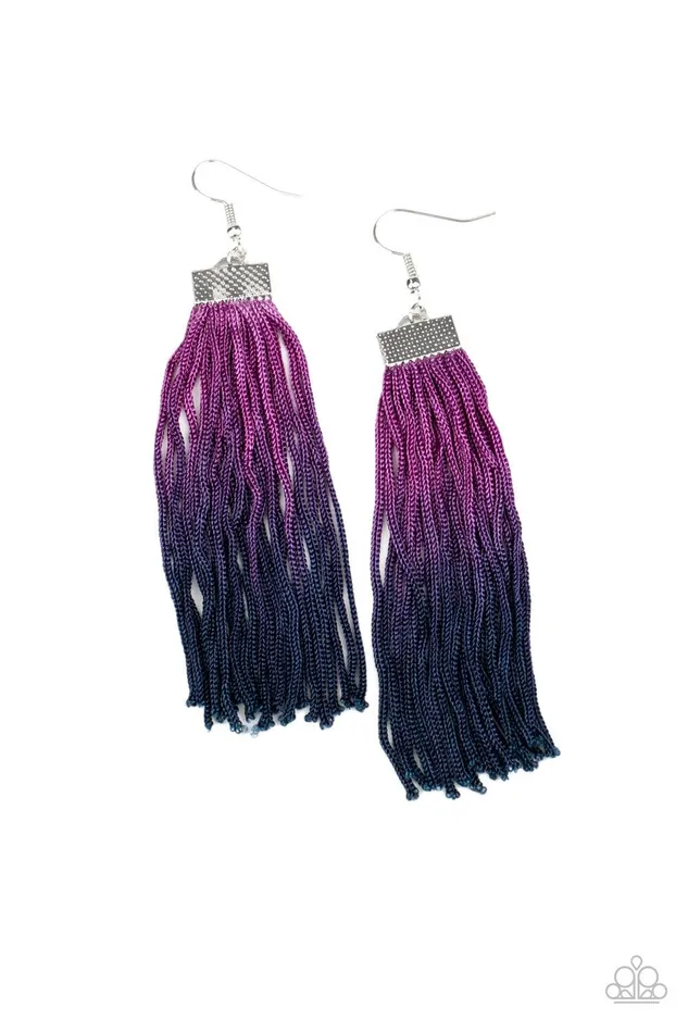 Earrings Paparazzi Accessories Dual Immersion Purple Earrings Jewelry by Bretta