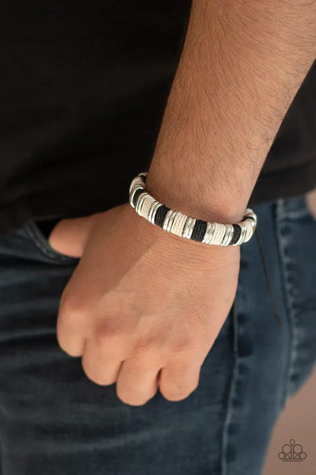 Eco Explorer Black Urban Bracelet Jewelry by Bretta Paparazzi Accessories Bracelets