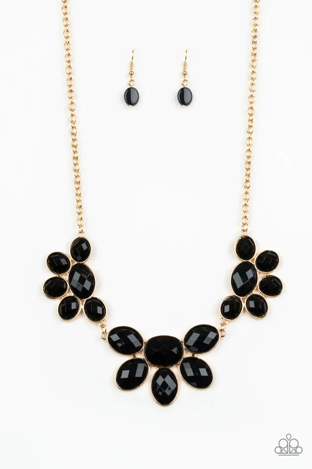 Flair Affair Black Necklace Jewelry by Bretta Paparazzi Accessories Necklaces