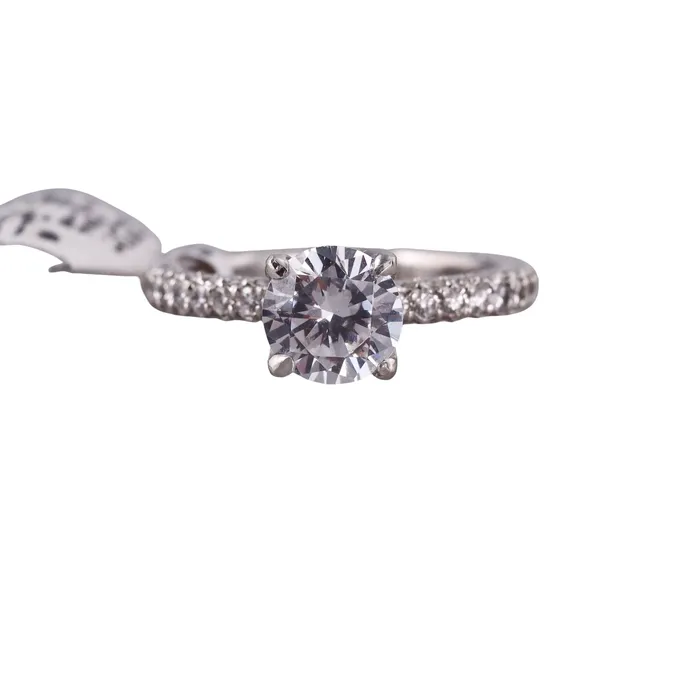 Michael B Platinum Eternity Engagement Ring Michael B Rings