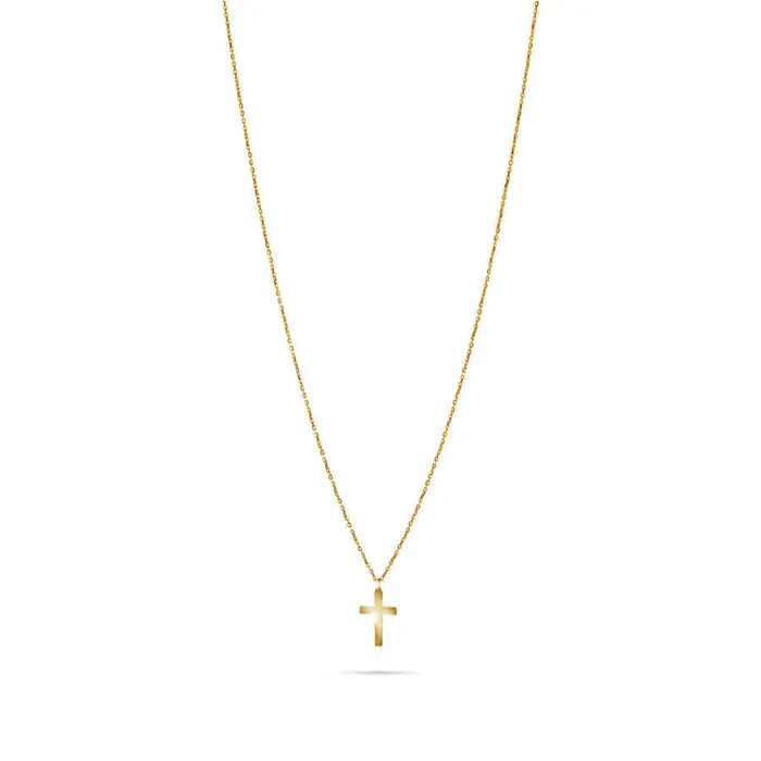 Necklace Senso Kids My Luck gold childrens cross necklace made of 14k Senso Kids Necklaces