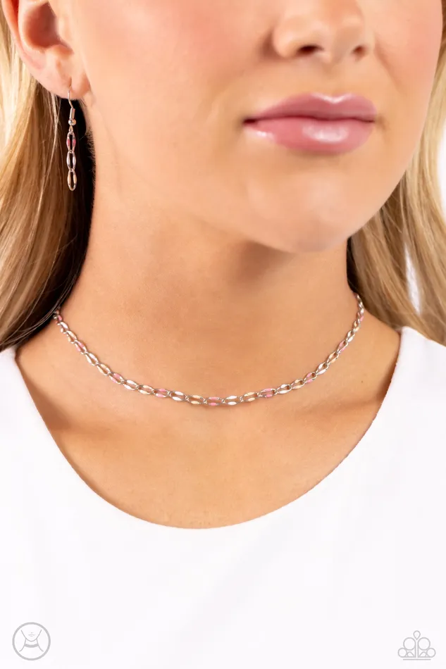 Necklaces Paparazzi Accessories Admirable Accents Pink Necklace Jewelry by Bretta
