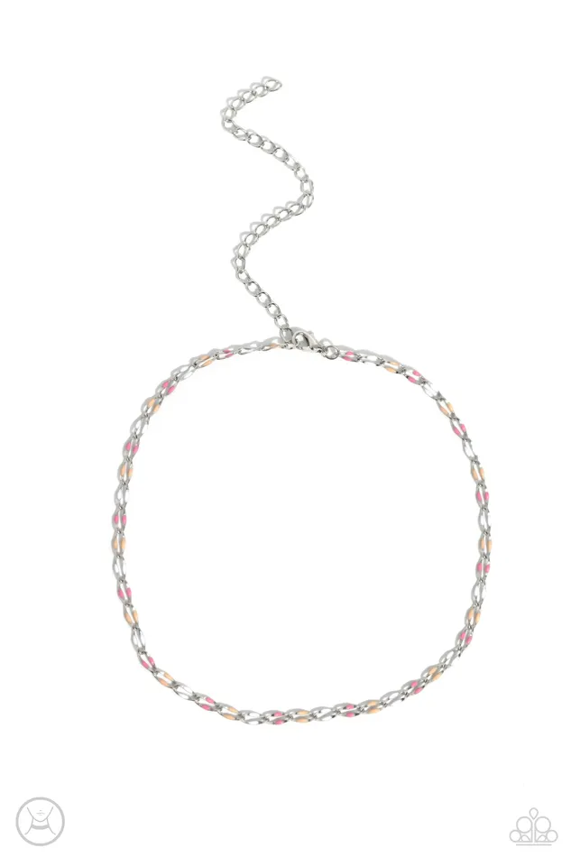 Necklaces Paparazzi Accessories Admirable Accents Pink Necklace Jewelry by Bretta