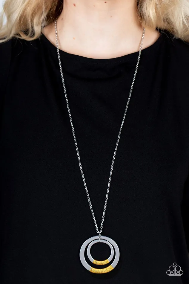 Necklaces Paparazzi Accessories Authentic Attitude Yellow Necklace Jewelry by Bretta