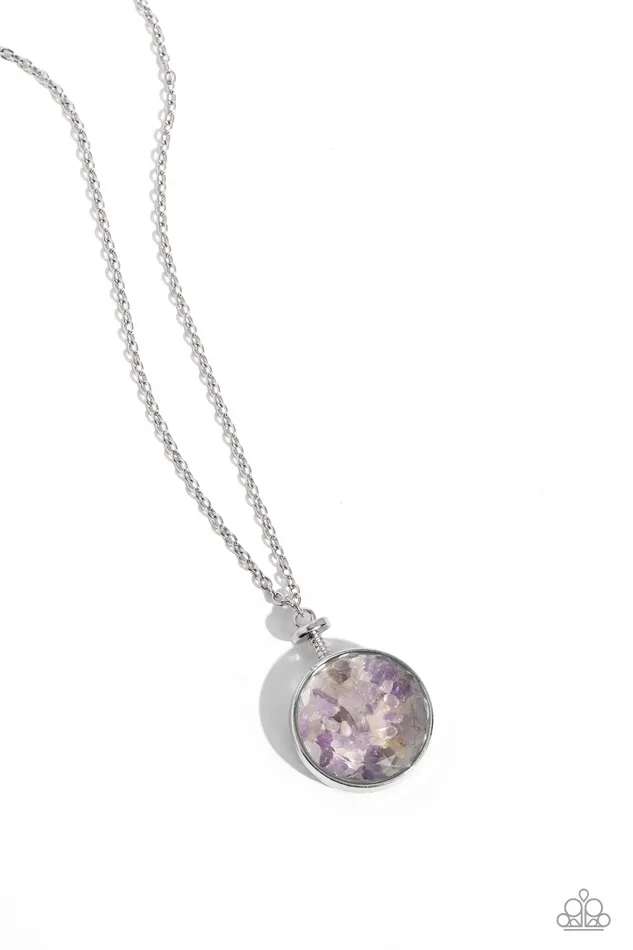 Necklaces Paparazzi Accessories Geo Mine Purple Necklace Jewelry by Bretta