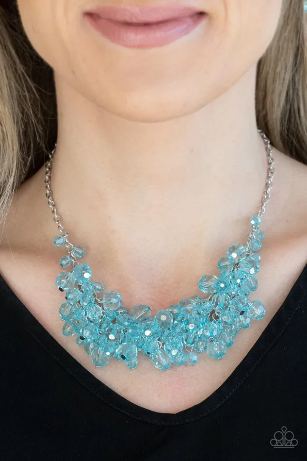 Necklaces Paparazzi Accessories Let The Festivities Begin Blue Necklace Jewelry by Bretta