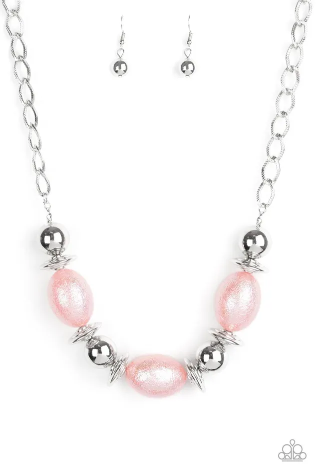 Necklaces Paparazzi Accessories Welcome To The Big Leagues Pink Necklace Jewelry by Bretta