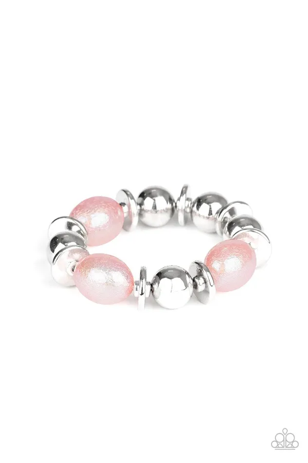 Necklaces Paparazzi Accessories Welcome To The Big Leagues Pink Necklace Jewelry by Bretta