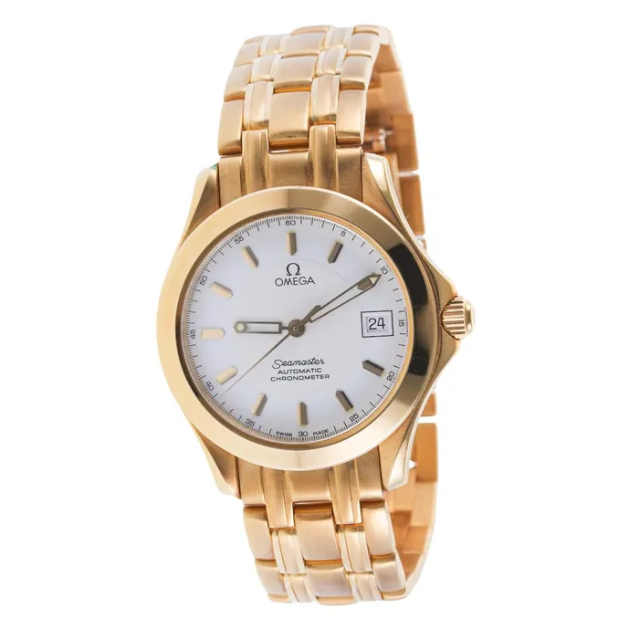 Omega Seamaster Chronometer 18k Gold Watch 21012100 Omega PreStyled Sets