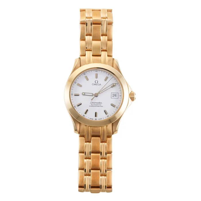 Omega Seamaster Chronometer 18k Gold Watch 21012100 Omega PreStyled Sets