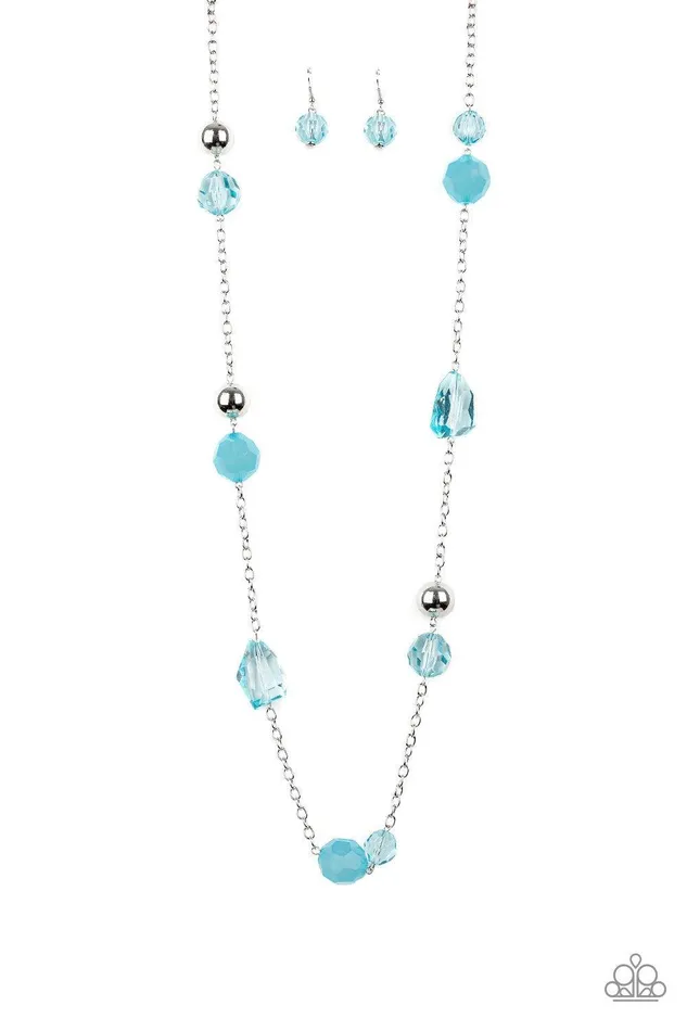 Paparazzi Accessories Necklaces Royal Roller Blue Necklace Jewelry by Bretta