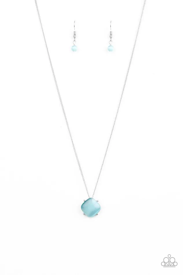 Paparazzi Accessories Necklaces You GLOW Girl Blue Necklace Jewelry By Bretta